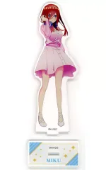 【中古】雑貨 中野三玖 アクリルスタンド(ピンク衣装) 「五等分の花嫁*×ローソン」 コラボ店・＠Loppi・HMV＆BOOKS online限定