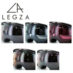 オークリーゴーグル用レンズ OAKLEY AIRBRAKE専用 交換レンズ S3 エアブレイク LEGZA レグザ ブラウンミラー ライトグレー ピンク ライトブラウンミラー ライトピンクミラー ダブルレンズ 曇り止め アジアンフィット レギュラーフィット