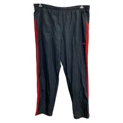 adidas ナイロンパンツ Mサイズ アディダス ブラック 古着卸 アメリカ仕入 2503-1176