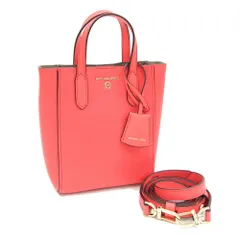  マイケルコース 2WAYハンドバッグ ピンクレッド系