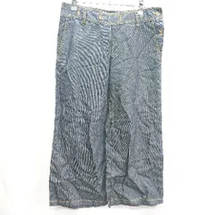 ◇ GEORGES RECH ジョルジュ・レッシュ ワイドパンツ サイズ38 インディゴブルー レディース E  【1407020062602】