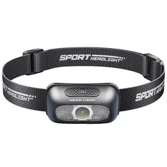 【特価商品】5種点灯モード 赤＆白ライト ヘッドライト SOS点滅 頭につけ ヘッドランプ 防水防塵 ヘッドライト 60°角度調整可 夜釣り 最適 LED 登山 キャンプ 散歩 高輝度 作業 釣り アウトドア USB充電式 災害 停電用 小型 KEWISI 4