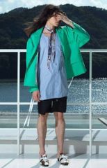 SYU.HOMME FEMM(シュウ オム フェム) Love slacks shorts -Black / Gray- H21SS-12-1