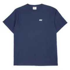 ナイキ NIKE 90s 00s 90-2000年代 ロゴ刺繍Tシャツ ワンポイント 旧タグ 珍品 USA ヴィンテージ アメリカ 古着 メンズ Tシャツ・カットソー ネイビー / 紺 M【中古】