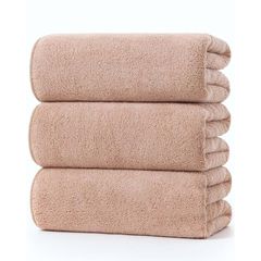 バスタオル [Lumimi 3枚セット モカブラウン 70*140cm ] ふわふわ 大判 吸水速乾 ホテル仕様 タオル 柔らか肌触り エステタオル 業務用 タオル サロンタオル お風呂上がり耐久性 バス用品