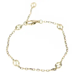 ♪ GUCCI インターロッキング 18Kブレスレット au750刻印 ゴールド ♪ GUCCI インターロッキング 18Kブレスレット au750刻印