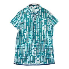 サイズ：40 HEAL CREEK ヒールクリーク  半袖ポロシャツ 総柄 グリーン系 [240101458406] ゴルフウェア レディース ストスト