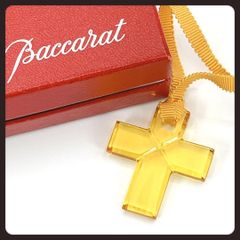 希少 Baccarat バカラ ネックレス クロス 十字架 レッド SV925 希少 Baccarat バカラ ネックレス クロス 十字架 レッド SV925 - メルカリ