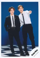 【中古】生写真(ジャニーズ) Snow Man/渡辺翔太・目黒蓮/全身/シングル「ブラザービート」MV＆ジャケ写オフショット/公式生写真