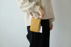 MARLON FIRENZE (マーロンフィレンツェ) | Shoulder Mini Pouch (camel) | ショルダー 鞄 ポーチ