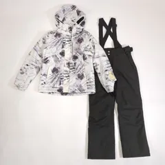 レディース スキーウェア 上下セット M+；