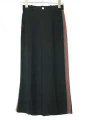 GUCCI グッチ ウェブライン レーヨントラウザーパンツ ブラック 36 523250 ZKR01のサムネイル