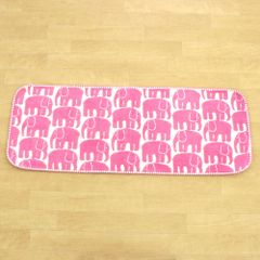 【Finlayson】ELEFANTTI フィンレイソン　エレファンティ　キッチンマット　45cm×120cm　ピンク　1枚入り