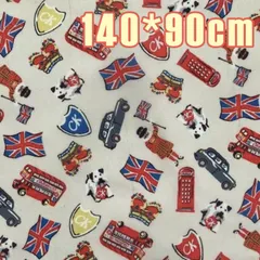 ロンドンストリート キャスキッドソン ナイロン 生地 かわいい ハンドメイド エコバッグ素材