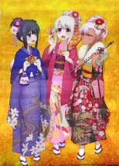 [중고] 태피스트리 일리야&미유&쿠로(설날 일러스트) B2 태피스트리 [Fate/kaleid liner 프리즈마☆일리야 Blu-ray·DVD 발매 기념 뮤지엄 in AKIHABARA 게이머즈 본점]