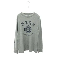 未使用品 POLO RALPH LAUREN ポロラルフローレン  長袖カットソー サイズ:キッズ150  グレー  キッズ 　241005005766