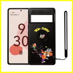 リング キャラクター カバー ピクセルケース ストラップ付き トムとジェリー 耐衝撃 シリコン 8Aケース 衝撃吸収 かわいい クリスマス Pixel プレゼント スマートフォンケース Google (Pixel 8A)のサムネイル