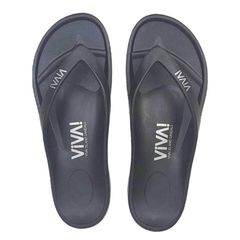 VIVA! ISLAND ビバアイランド JAPAN FLIP FLOP ビーチサンダル メンズ レディース ブラック V-821102 BLK