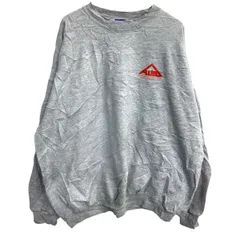 Champion ロゴ スウェット トレーナー 2XLサイズ チャンピオン プリント ビッグサイズ グレー メキシコ製 古着卸 アメリカ仕入 t2411-3875