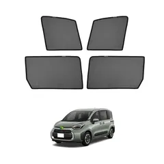 【2025最新型&高密メッシュ＆遮蔽遮熱 Cartist トヨタ シエンタ 10系 メッシュカーテン サンシェード SIENTA 3代目 2022.8～現行 カーシェード 換気 UVカット 遮光 断熱 説明書付き 安定性 取り付け簡単 インテリア 日よけ  1