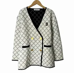 ボーダーズアットバルコニー BORDERS at BALCONY ノーカラージャケット 白 ホワイト 36 BD2121-1L-09 ■STのサムネイル