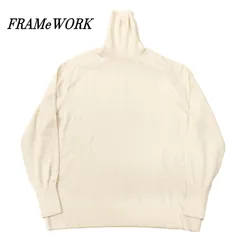 FRAMe WORK フレームワーク タートルネック プルオーバー ニット ウール IVR