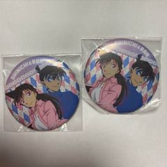 名探偵コナン バレンタイン限定 缶バッジ 工藤新一 毛利蘭 | Mercari