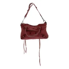 BALENCIAGA / バレンシアガ | The First City Bag  シティ / 2way レザー ショルダー バッグ 103208 | ピンク | レディース