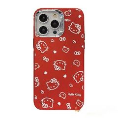 【在庫限り!!】かわいい キティ iphoneケース キティちゃん  韓国　iPhone11/11Pro/12/12Pro/13/13Pro/14/14Pro/15/15Pro