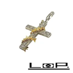 ■美品■　ローリーロドキン Pトップクロス SV925 シルバー K18 ゴールド 4.7g 【307447】8のサムネイル