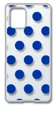 【新品未使用】AQUOS zero6 SHG04 アクオスゼロ6 クリア ハードケース ドット柄 水玉 (ネイビー) スマホケース カバー cl-shg04-dotsmall-14