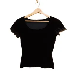美品 FOXEY NEWYORK フォクシー　ベロアトップス　Tシャツ　40 FOXEY NEWYORK フォクシーニューヨーク ニットトップス 40サイズ