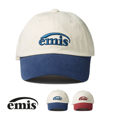 【emis エミス 】 NEW LOGO BALL CAP-TWO-TONE 韓国 キャップ 帽子 韓国ブランド K-POPアイドル EMIS イミス 正規品