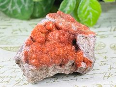 国産❇︎ 紅葉水晶　ドゥルジー　クラスター　栃木県万殊鉱山産　レッドクォーツ