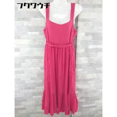 ◇ ◎ Lepidos レピドス ウエストリボン付き ノースリーブ ロング ワンピース レッド系 レディース 【中古】 【1103240012778】のサムネイル