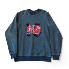 GALAABEND ガラアーベント 刺繍 スエット グラフィック チャコール サイズM