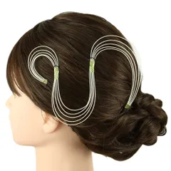 髪飾り 成人式 水引 振袖 前撮り 袴 花 白 ゴールド トレンド 華奢 Ｕピン ちょい足し プラスワン アイテム 小さい 大人可愛い No.12-0806