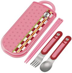 スケーター (skater) 子供用 抗菌 スライド トリオセット お弁当 箸 スプーン フォーク 鬼滅の刃 竈門禰豆子 女の子 日本製 TACC2AG-A