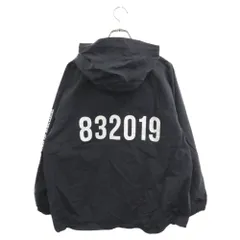UNIFORM EXPERIMENT (ユニフォームエクスペリメント) 19AW HALF ZIP ANORAK BEIGE ハーフジップ アノラック ナイロンジャケット ブラック UE-192000のサムネイル