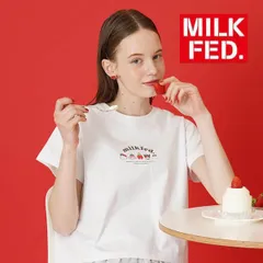 サンリオ ミルクフェド Tシャツ milkfed MILKFED x SANRIO CHARACTERS COMPACT S/S TEE 103251011019 キティ マイメロ クロミ シナモンロール レディース テ tシャツ ホワイト 白 ティシャツ