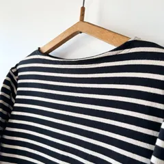 ORCIVAL fleece lining basque shirts black/ecru