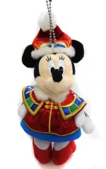 【中古】ぬいぐるみ ミニーマウス(ディズニー・サンタヴィレッジ・パレード) ぬいぐるみバッジ 「クリスマス・ファンタジー2013」 東京ディズニーランド限定