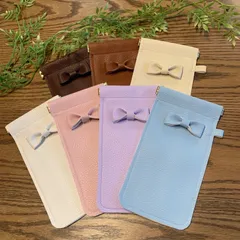 メガネ サングラス、マルチケース✩.*˚リボン⑅⃛ ペンケース、小物入れにも