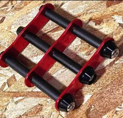 ニックス風ハンマー差し　レッド　ハンマー差し・D環取付具付き ニックス風ハンマー差し レッド ハンマー差し・D環取付具付きの