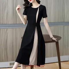 ワンピース フォーマル ワンピース 上品 大きいサイズ 大人 韓国 大人可愛い 結婚式 服装 女性 40代 きれいめ 50代 ネイビー マタニティ