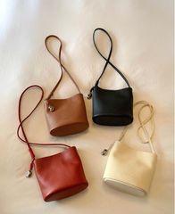 南風Chio2nd 牛革本革麦田パーティーバケツバッグ 女性用 ショルダー＆斜め掛け小さなバッグ