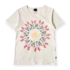 Paul Smith JEANS ポールスミス アート デザイン 半袖 Tシャツ M/ホワイト メンズ WAR child