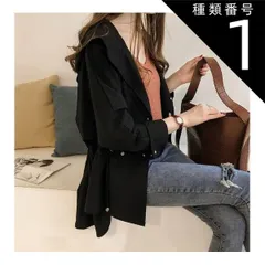 種類1：ブラック/L パーカー マウンテンパーカー スプリングコート アウター 袖あり 長袖 Vネック 襟なし アシンメトリー ウエストリボン 前開き ドローコード かわいい 大人可愛い きれいめ シンプル カジュアル 大人 上品 おしゃれ こなれ感 ラフ マ