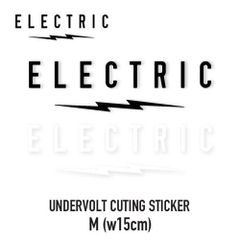 ELECTRIC UNDERVOLT CUTING STICKER カッティングステッカー Mサイズ エレクトリック