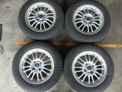 2310-386　MANARAY SPORT　アルミホイール＆スタッドレスタイヤ　165/70R14　2020年　４本セット